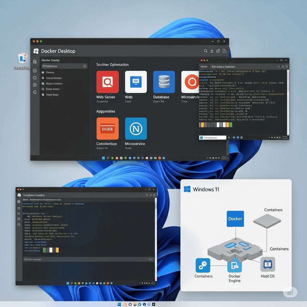 Imparate a installare e utilizzare Docker su Windows 11 in soli 5 minuti. Questa guida passo passo copre la configurazione di WSL 2, l'installazione di Docker Desktop, l'esecuzione del primo container Nginx e la risoluzione degli errori più comuni. Perfetta per i principianti!