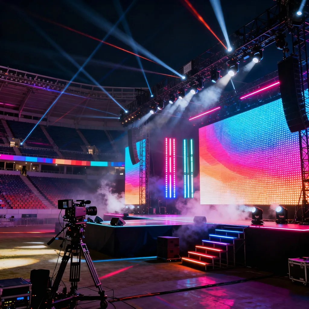 Tecnologia video wall a LED su scala da stadio utilizzata per l'Eras Tour di Taylor Swift
