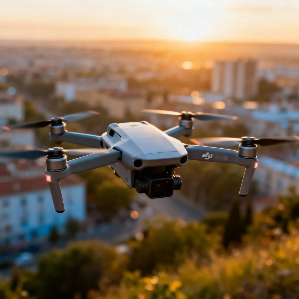 DJI Mini 5 Pro captura contenido vertical para plataformas de medios sociales