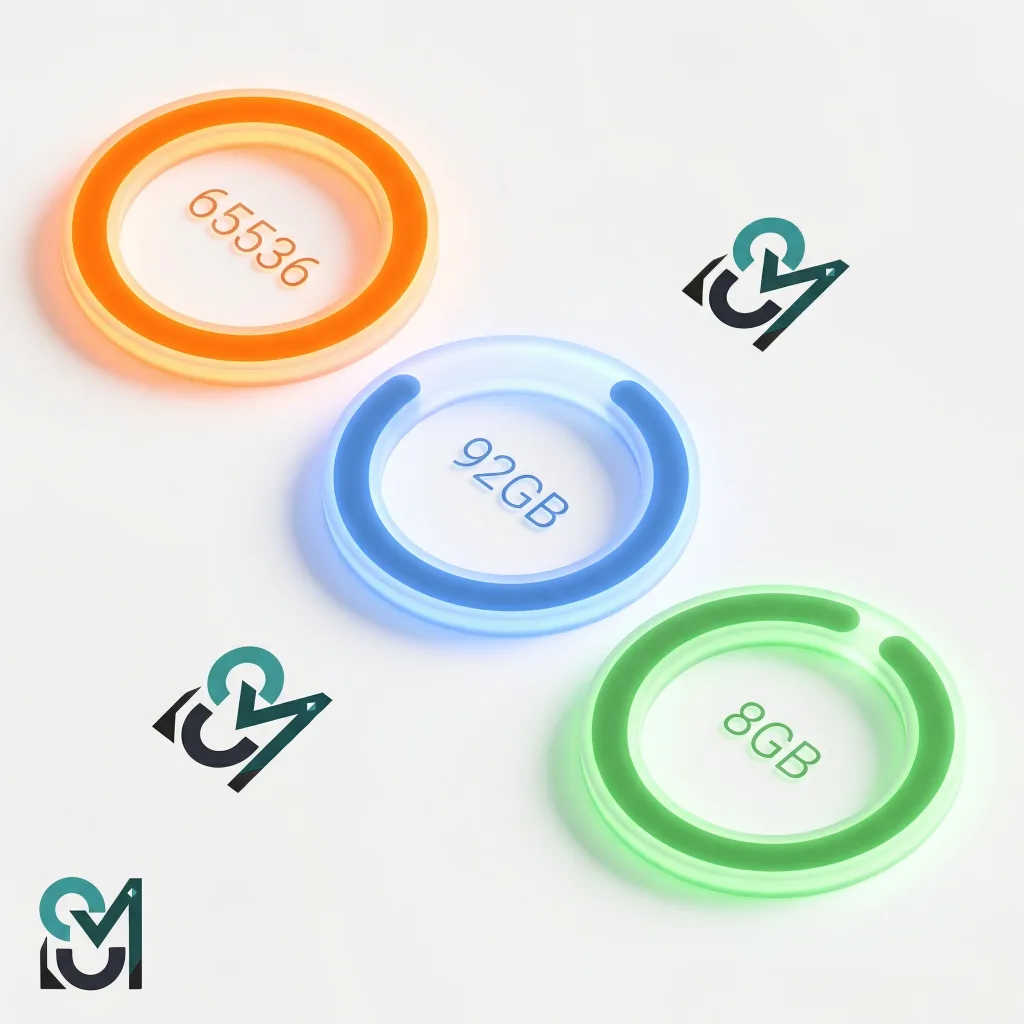 System monitoring dashboard showing file descriptors, disk space, and RAM allocation metrics for VPS optimization