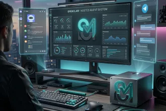 OpenClaw workflow connecting Discord threads and Telegram topics through one AI gateway