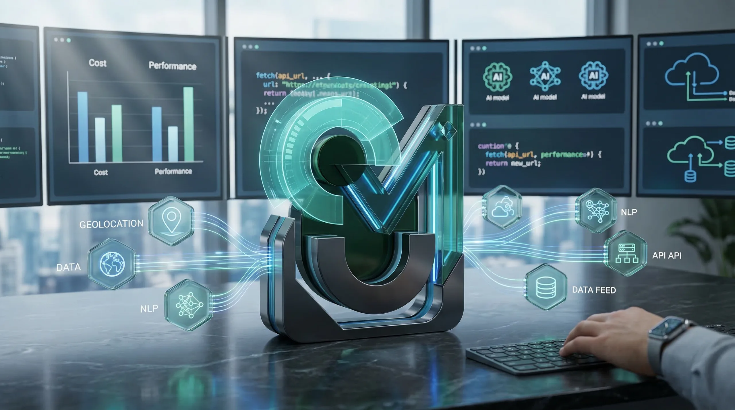 Free APIs for OpenClaw hero image showing AI API integrations and developer dashboard